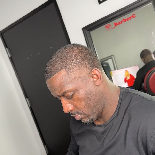 Sharp fade with a clean, balanced finish