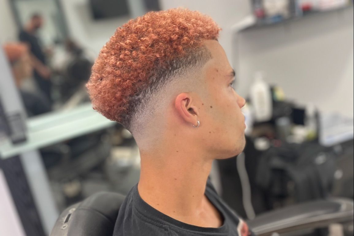 Copper textured style finished with a low fade